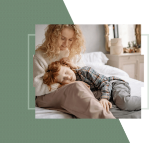 A mother comforting her child, symbolizing support from a therapist for adolescent care in San Francisco.